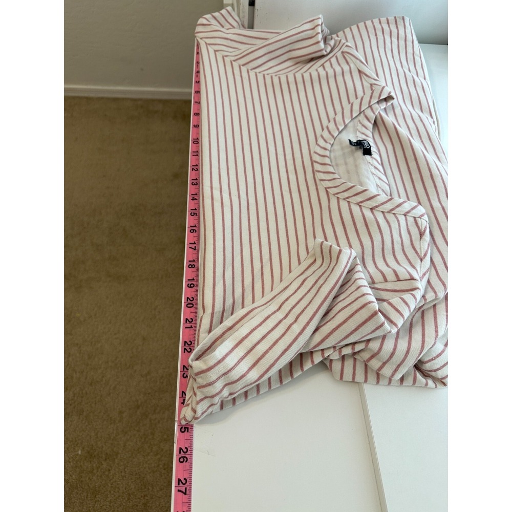 Buffalo Womans Tennis Prep Striped T shirt Dress Size XL Beachy Minimal Vacay - Picture 9 of 13